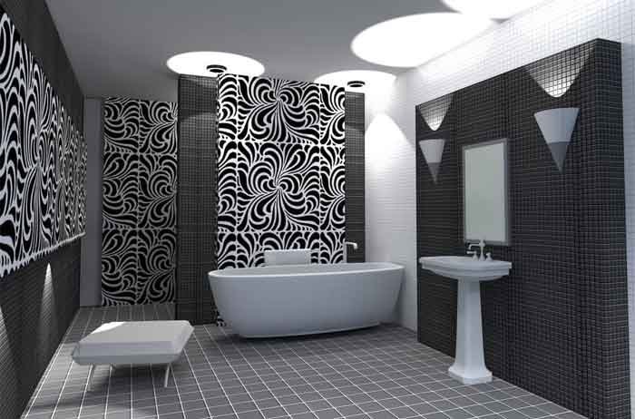 floor to ceiling tiles design ideas