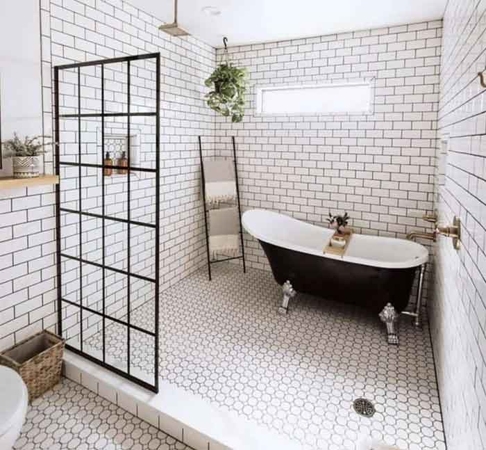 subway tiles bathroom design