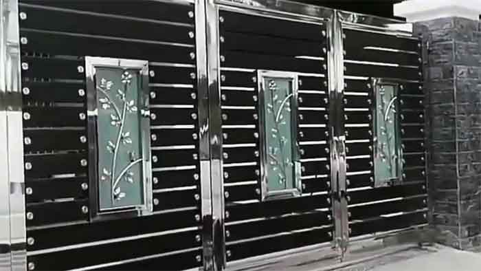stainless steel main gate design