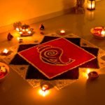 rangoli-with-oil-lamp-decoration
