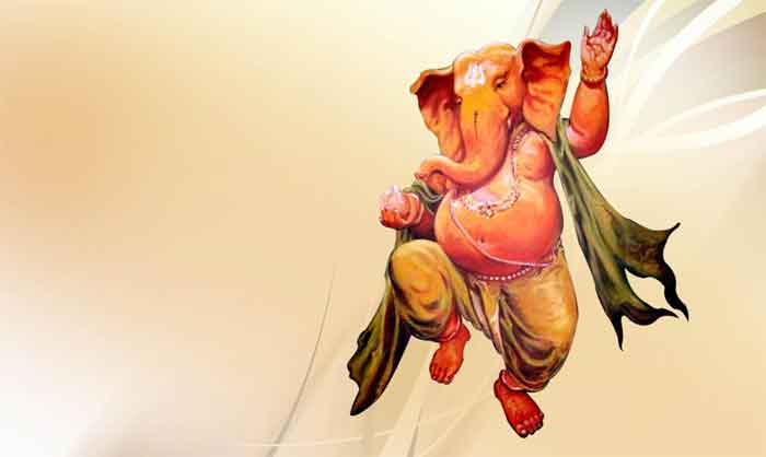 vastu for dancing ganesha painting
