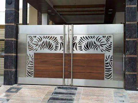 Stainless Steel Main Entrance Gate Designs Photo Gallery - Decorative Gate Design