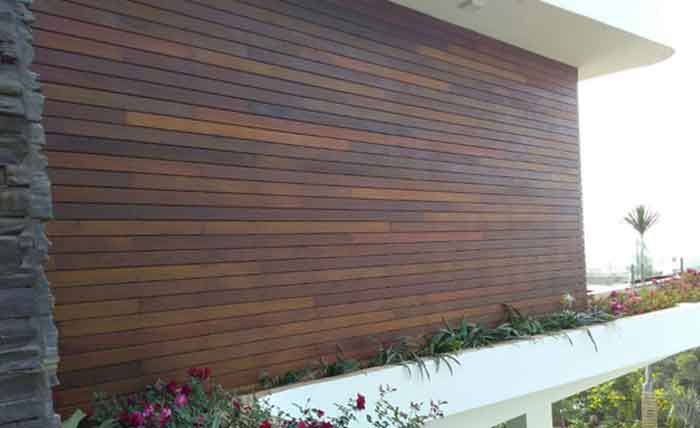 exterior wooden wall cladding