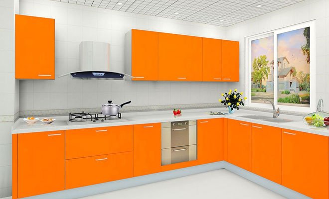 L Shaped Modular Kitchen Designs Photos - DecorChamp - Page 3