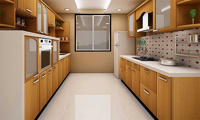 modern parallel modular kitchen images