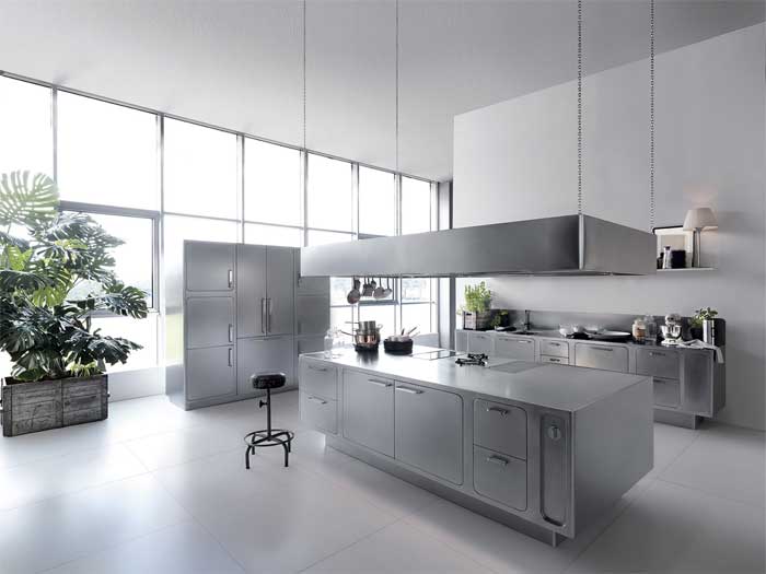 ss steel modular kitchen designs