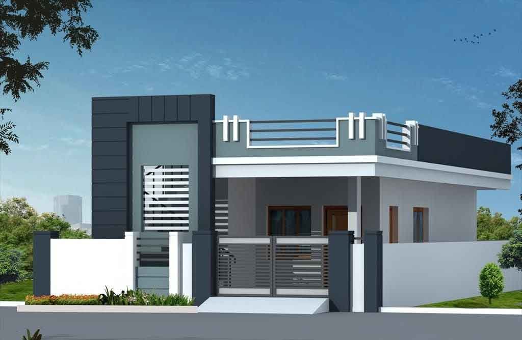 single storey parapet design