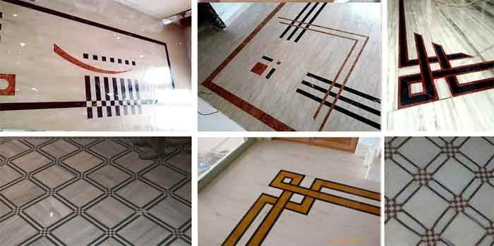 border marble floor design