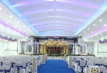 marriage hall construction cost