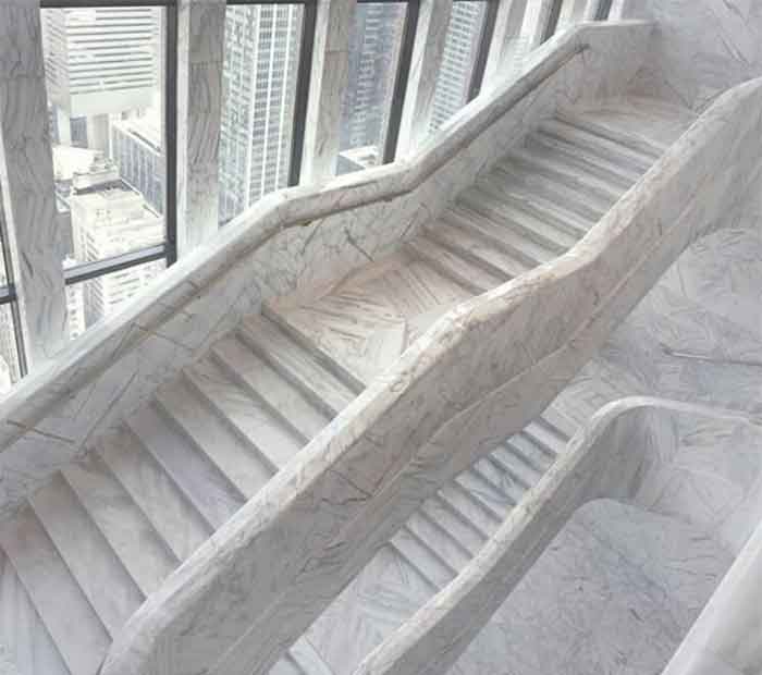 complete marble staircase design