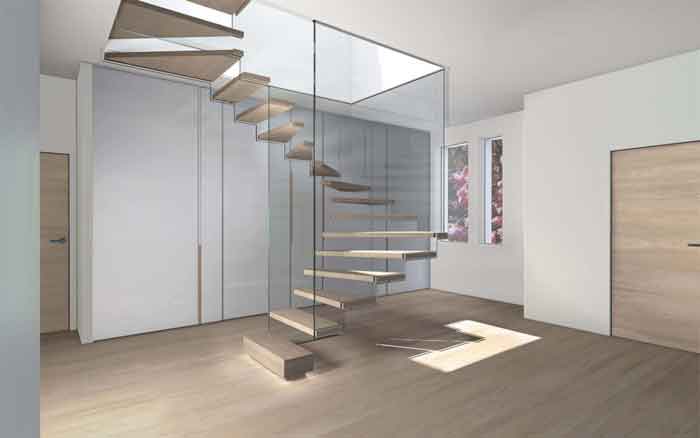 floating staircase design ideas