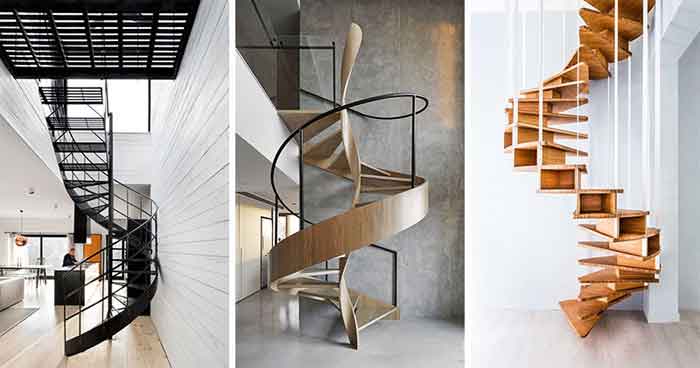 modern spiral staircase design