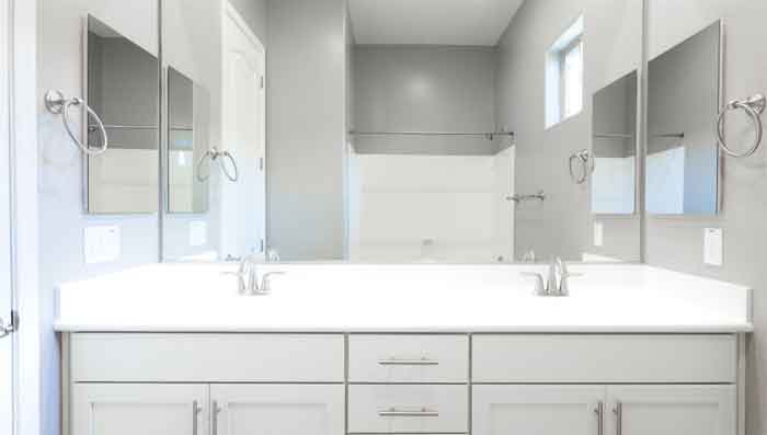 multiple mirrors in bathroom ideas