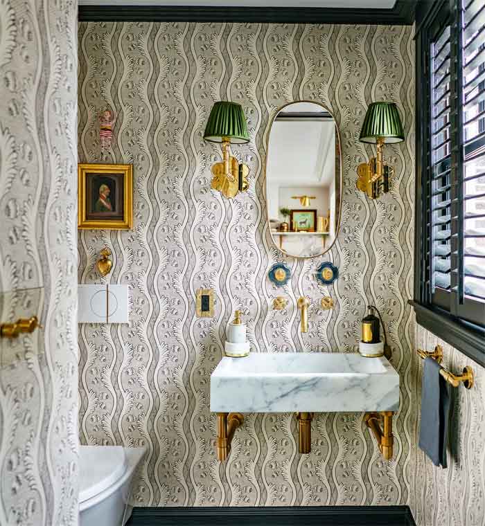 wallpaper ideas for small bathrooms