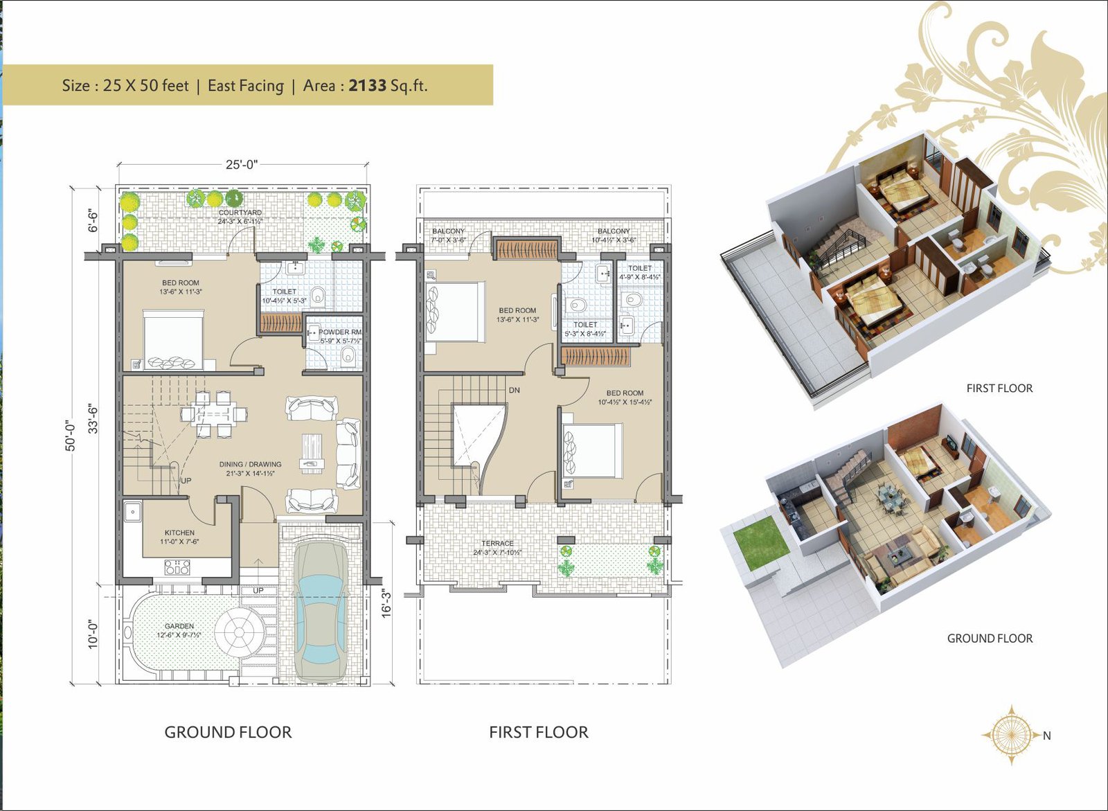 25x50 House Plan East Facing As Per Vastu | House Plan Map