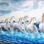 white-lucky-7-horses-runnin