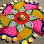 floral-rangoli-with-diyas