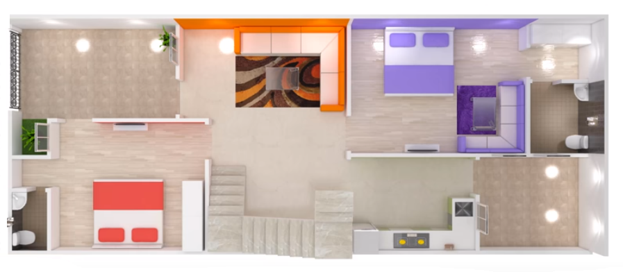 20 x 50 Square Feet House Plans - DecorChamp