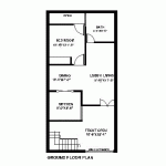 20x50Feet-ground-floor-plan