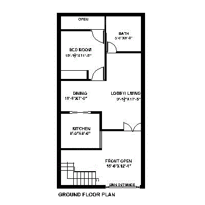 20 x 50 Square Feet House Plans - DecorChamp - Page 5