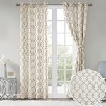 White Over Tan curtains