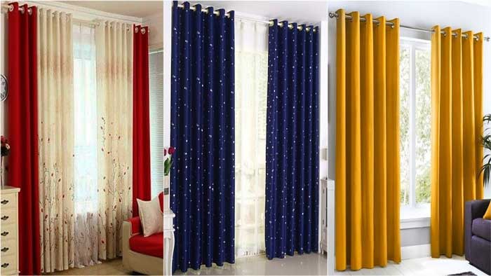color combinations in curtains for home