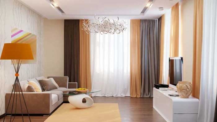 luxury door to ceiling curtain designs