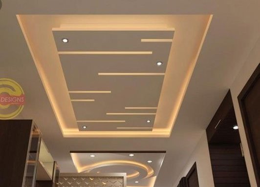 Gypsum Board False Ceiling Design for Hall, Room