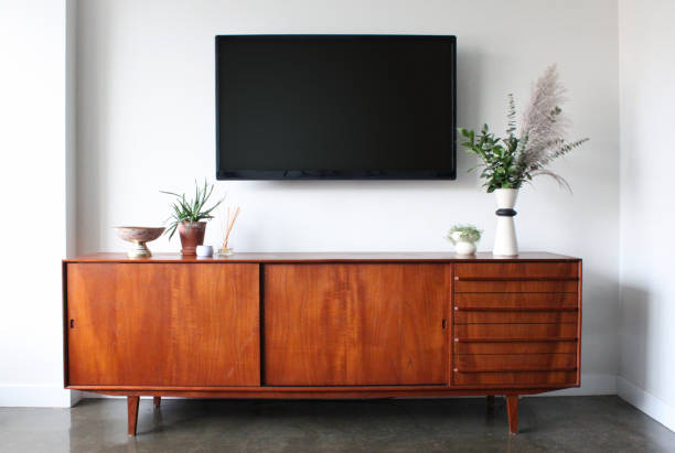 Credenza with Plants 