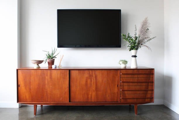 Credenza with Plants 