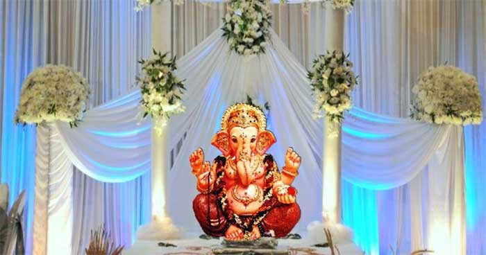 Ganesha Saree Decoration