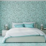 aquamarine-and-white-bedroom-two-colour-combination