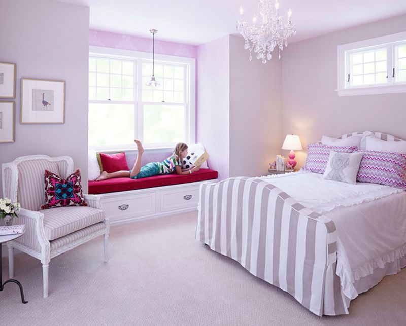 levender romantic bedroom colour combinations
