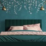 teal-colour-bedroom-walls
