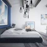 white-blue-color-combination-bedroom-walls