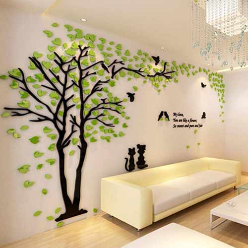 3D Tree Wall Painting