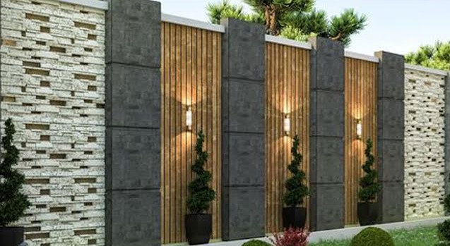 modern boundary wall design ideas