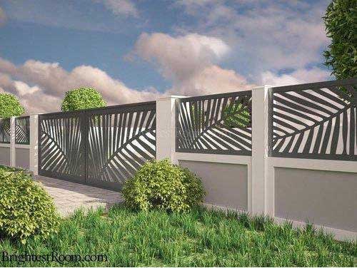 Boundary Wall with Railing DEsign