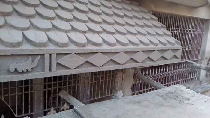 front cement plaster designs