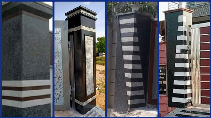 main gate pillar designs in india