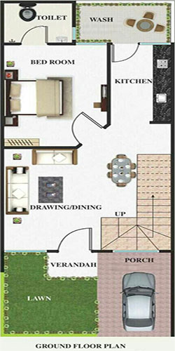 15 40 ground floor house plan