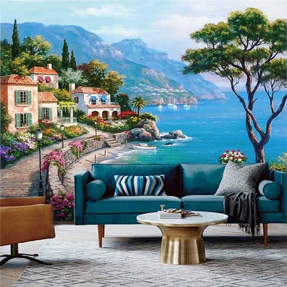 3D Wall Painting Scenery