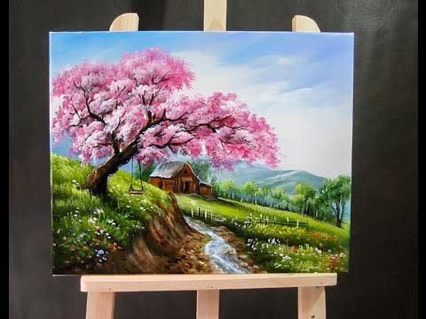 Acrylic Scenery Painting