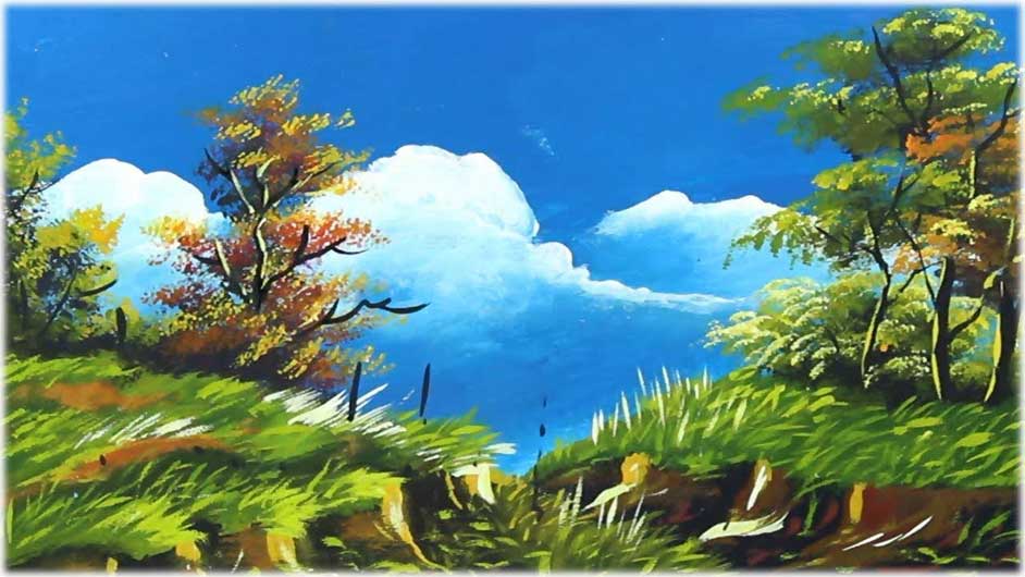 Easy Scenery Painting of Nature