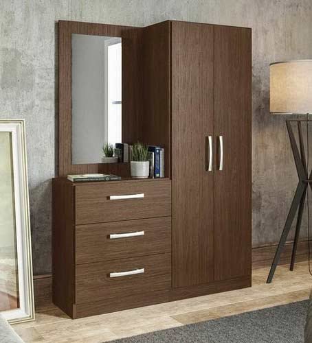 Wooden Wardrobe Dressing Design