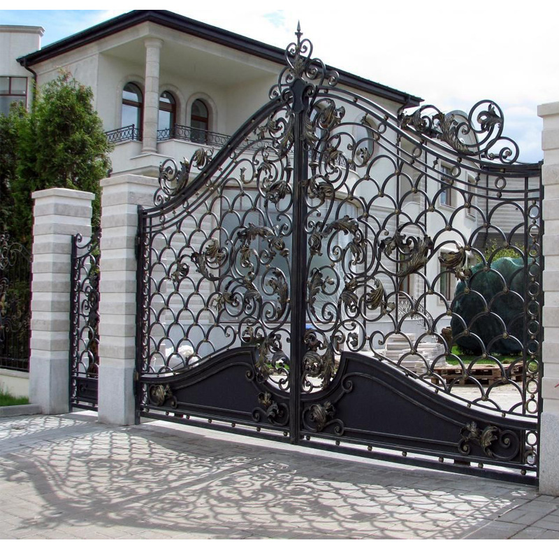 modern fancy iron main gate