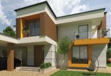 indian house colour combination for outside walls
