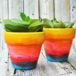 rainbow-ombre-pot-painting