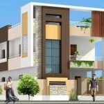 2nd floor house front elevation designs for double floor