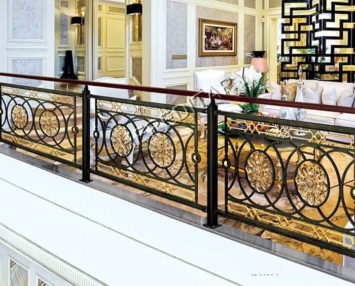 Golden black colour combination for balcony